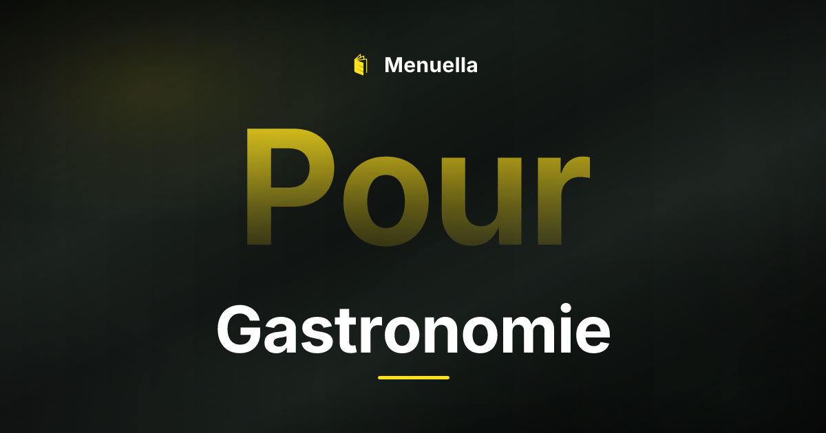 Menuella für Gastronomie