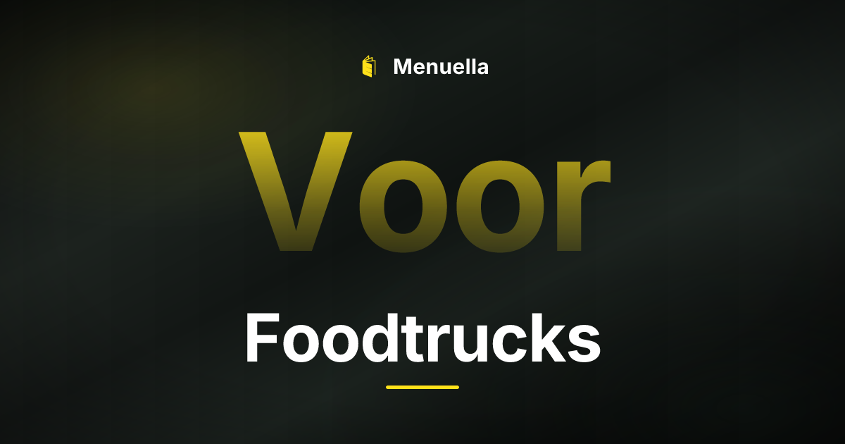 Menuella für Foodtrucks